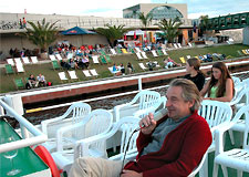 Beachbar und Bundeskanzleramt